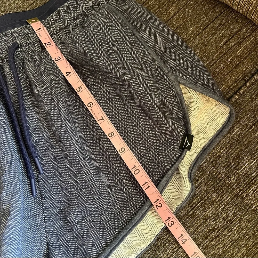Gymshark Cotton Blend Hottie Workout Athletic Shorts (Women's M) Blue